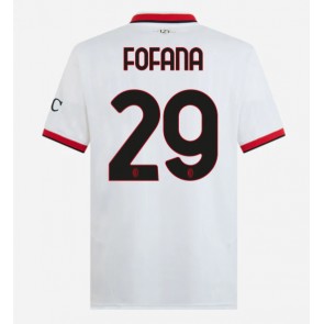 Billiga AC Milan Youssouf Fofana #29 Bortatröja 2024-25 Kortärmad